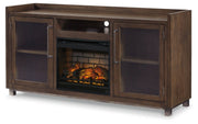 Starmore 70" TV Stand with Electric Fireplace - Berre Furniture