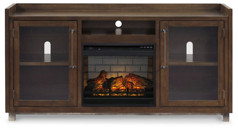Starmore 70" TV Stand with Electric Fireplace - Berre Furniture