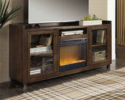 Starmore 70" TV Stand with Electric Fireplace - Berre Furniture