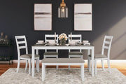 STONEHOLLOW RECT DRM TABLE (SET OF 6)