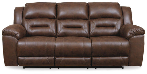 Stoneland Reclining Sofa Chocolate