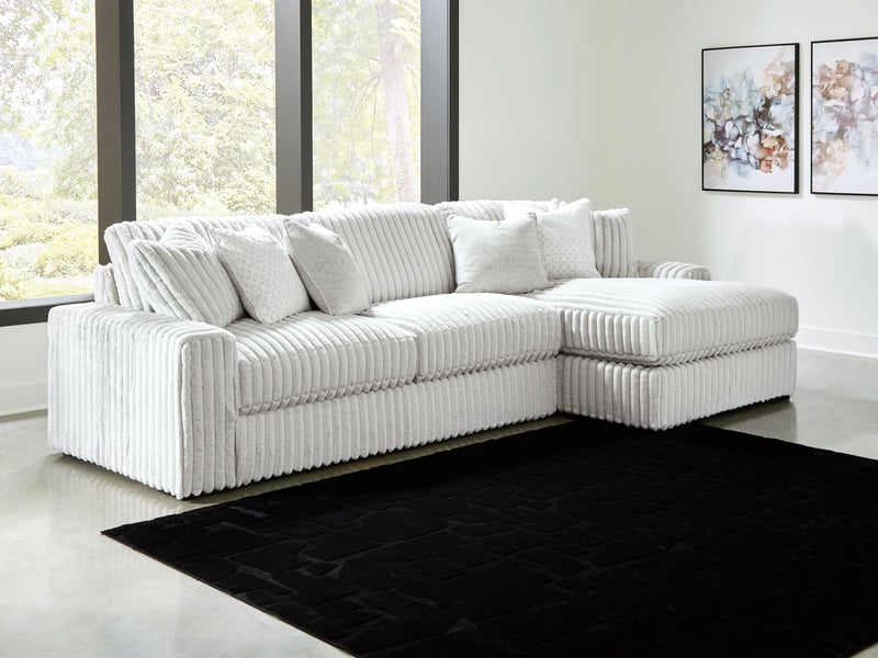 Stupendous 2 - Piece Sectional with Chaise - Berre Furniture