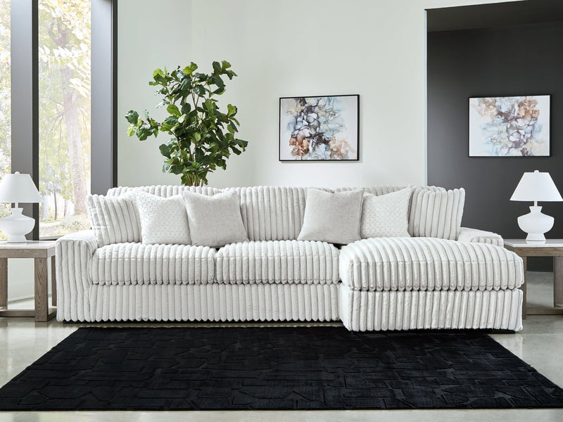 Stupendous 2 - Piece Sectional with Chaise - Berre Furniture