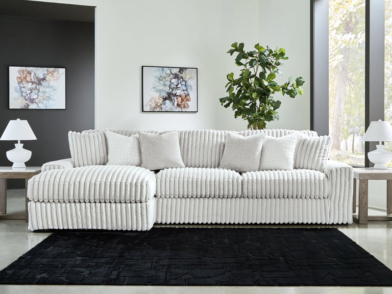 Stupendous 2 - Piece Sectional with Chaise - Berre Furniture