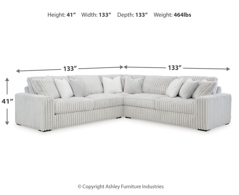 Stupendous 3 - Piece Sectional - Berre Furniture