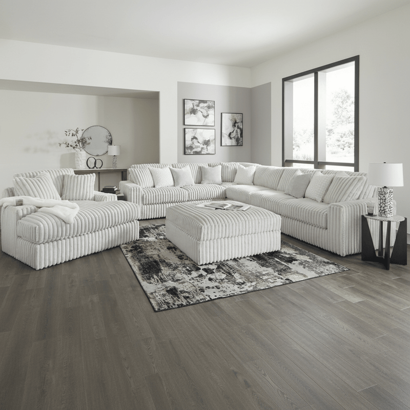 Stupendous 3 - Piece Sectional with Chaise - Berre Furniture