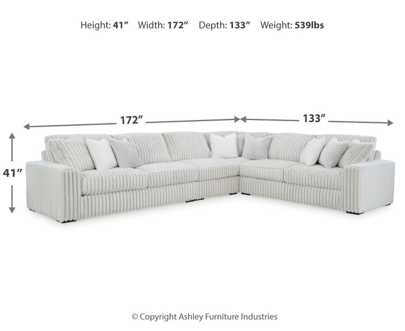 Stupendous 4 - Piece Sectional - Berre Furniture