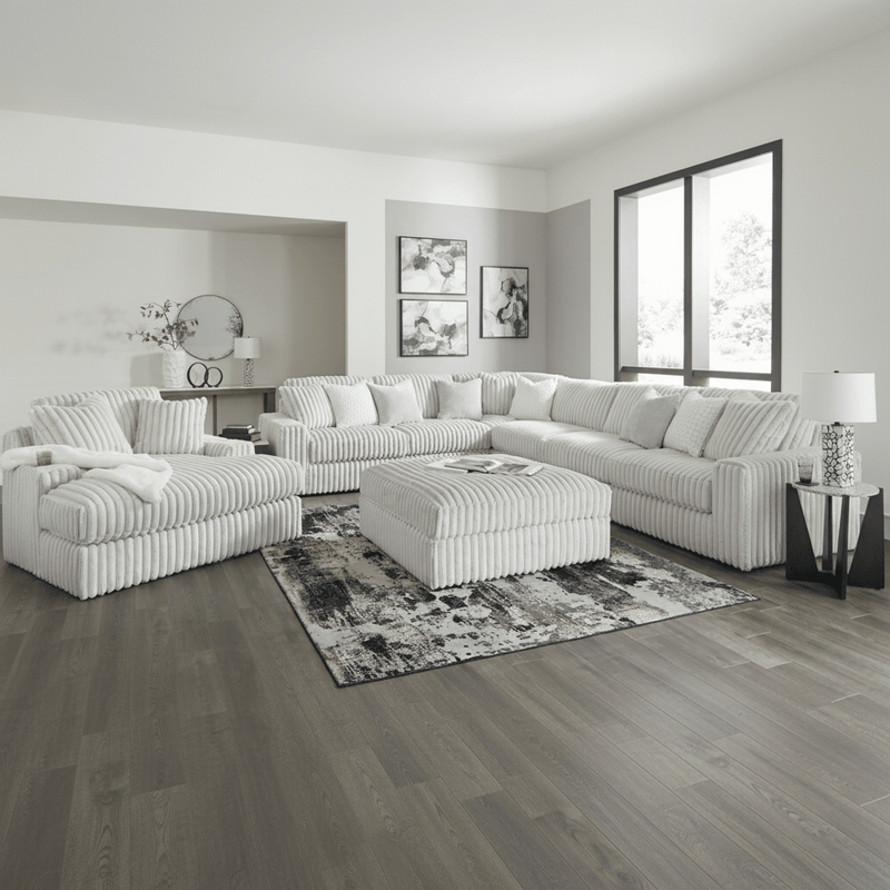 Stupendous 4 - Piece Sectional with Chaise - Berre Furniture