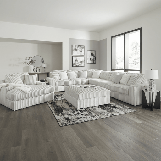 Stupendous 4 - Piece Sectional with Chaise - Berre Furniture