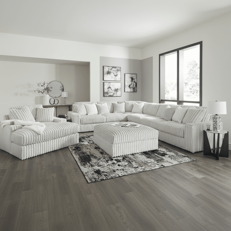 Stupendous 5 - Piece Sectional with Chaise - Berre Furniture