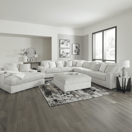 Stupendous 5 - Piece Sectional with Chaise - Berre Furniture