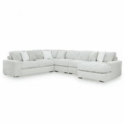 Stupendous 5 - Piece Sectional with Chaise - Berre Furniture