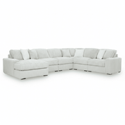 Stupendous 6 - Piece Sectional with Chaise - Berre Furniture