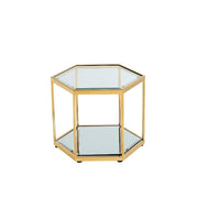 SWAINSON End Table Gold