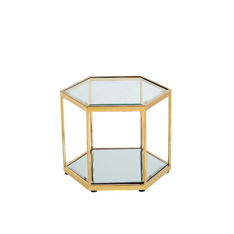 SWAINSON End Table Gold