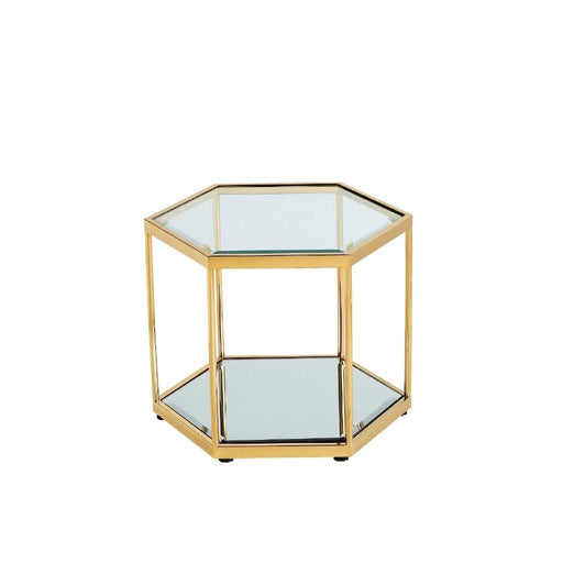 SWAINSON End Table Gold