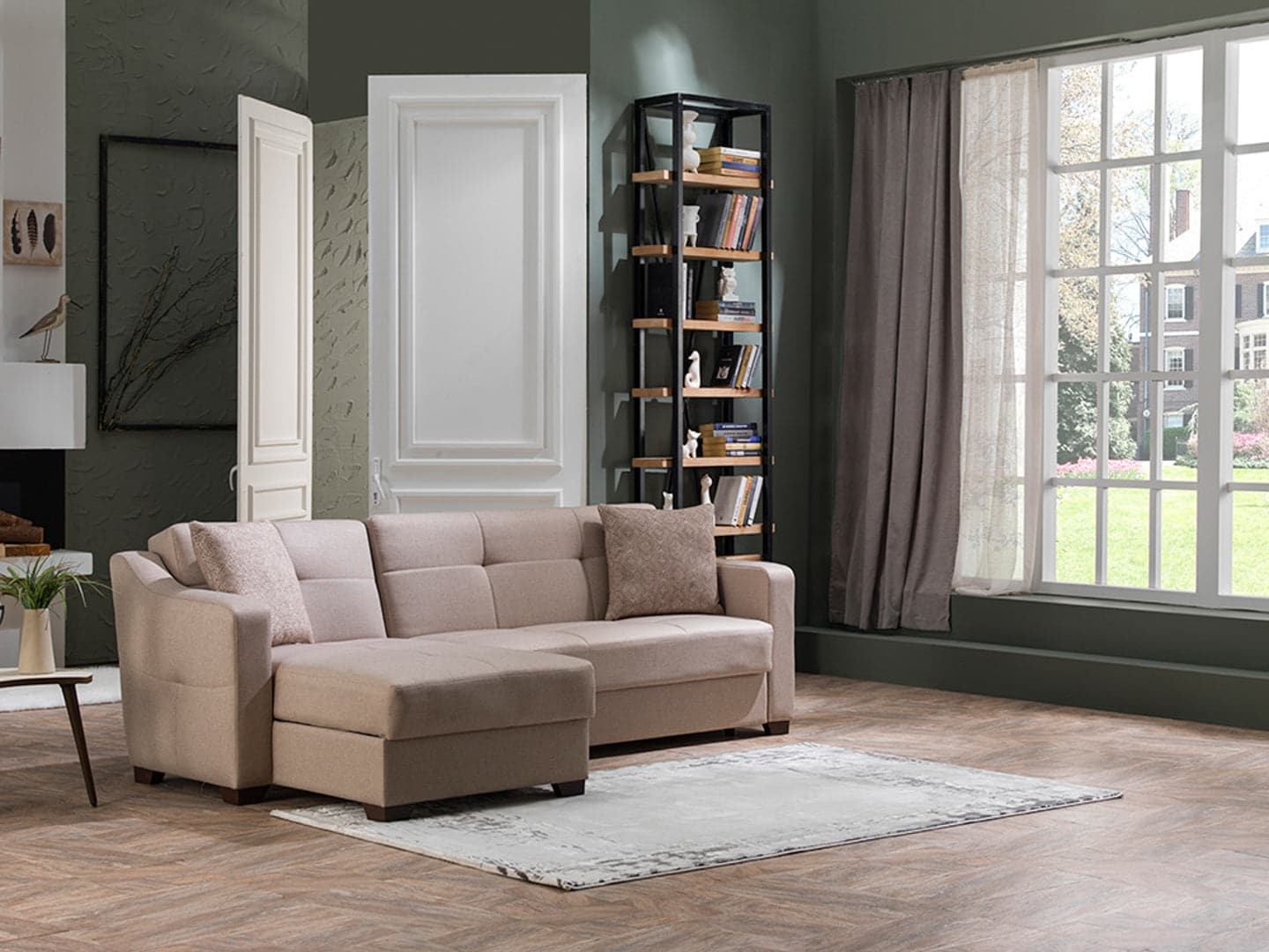 Tahoe Sleeper Sectional by Bellona REMONI VIZON Sectional Only