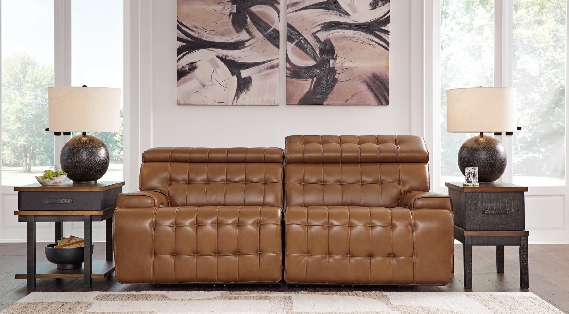 Temmpton 2 - Piece Power Reclining Loveseat - Berre Furniture