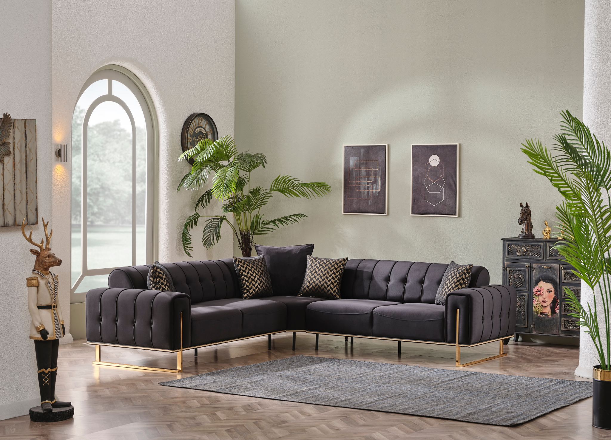 Tesla Sectional Sofa - Berre Furniture