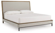 Tomtyn Queen Upholstered Bed Frame - Berre Furniture