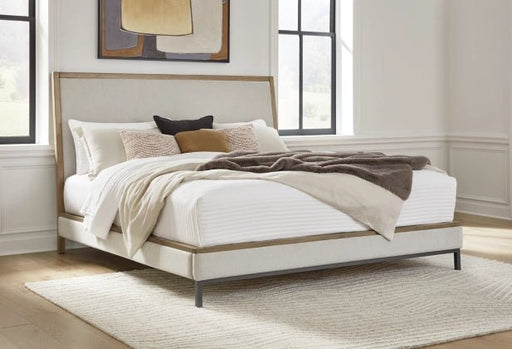 Tomtyn Queen Upholstered Bed Frame - Berre Furniture