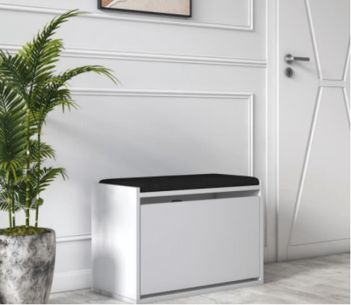 Tona Shoe Cabinet Varna Oak - Berre Furniture