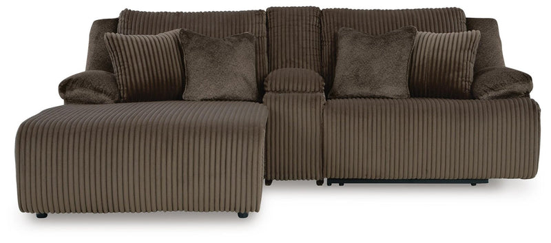 Top Tier 3-Piece Reclining Sectional Sofa with Chaise Standard (v2)