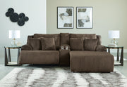 Top Tier 3 - Piece Reclining Sectional Sofa with Chaise - Berre Furniture