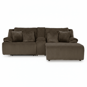 Top Tier 3 - Piece Reclining Sectional Sofa with Chaise - Berre Furniture