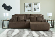 Top Tier 3 - Piece Reclining Sectional Sofa with Chaise - Berre Furniture