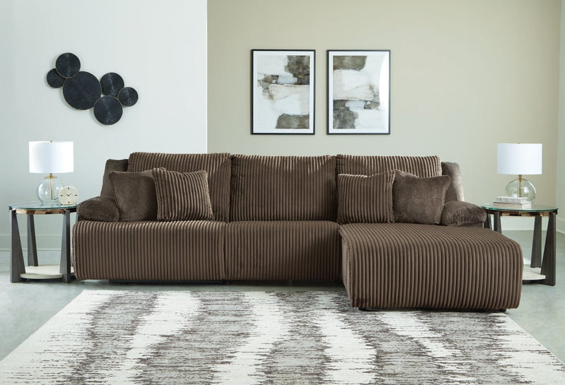 Top Tier 3 - Piece Sofa Chaise - Berre Furniture