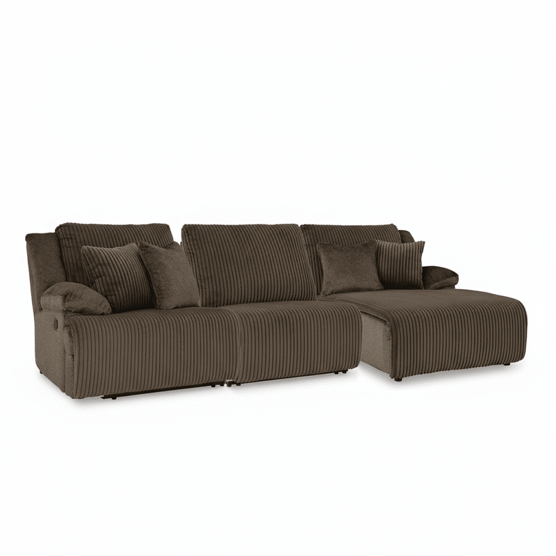 Top Tier 3 - Piece Sofa Chaise Sectional - Berre Furniture