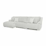 Top Tier 4 - Piece Reclining Sectional with Chaise - Berre Furniture