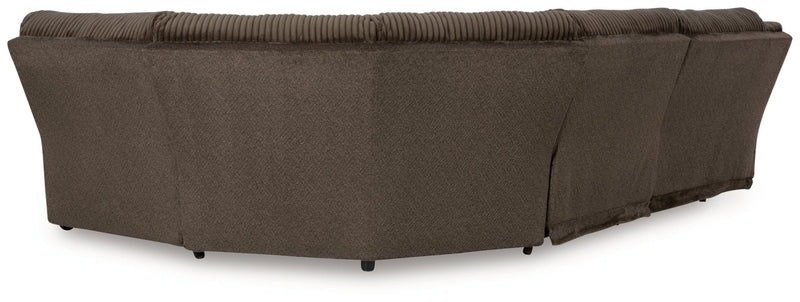 Top Tier 5 - Piece Reclining Sectional - Berre Furniture