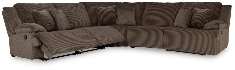 Top Tier 5 - Piece Reclining Sectional - Berre Furniture