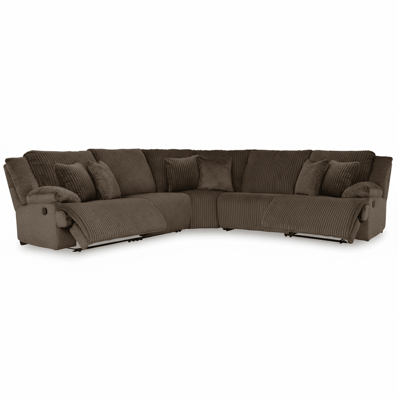 Top Tier 5 - Piece Reclining Sectional - Berre Furniture