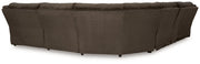 Top Tier 6 - Piece Reclining Sectional with Chaise - Berre Furniture