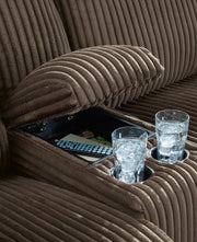 Top Tier 6 - Piece Reclining Sectional with Chaise - Berre Furniture
