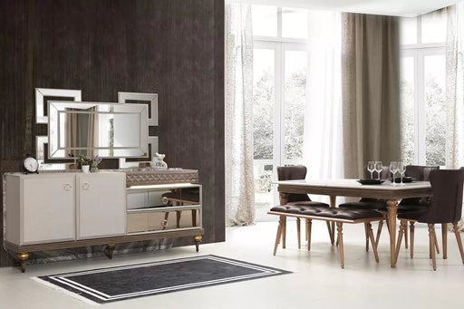 Topkapi Dining Table + 6 Chairs - Berre Furniture