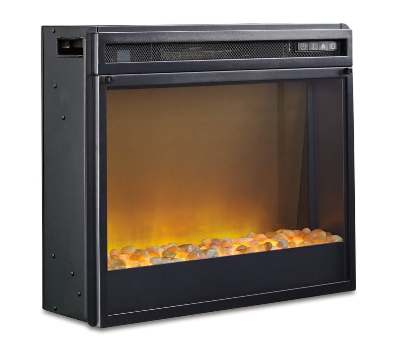 Trinell 63" TV Stand with Electric Fireplace - Berre Furniture