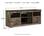 Trinell LG TV Stand w/Fireplace Option - Berre Furniture