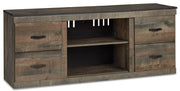 Trinell LG TV Stand w/Fireplace Option - Berre Furniture
