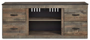 Trinell LG TV Stand w/Fireplace Option - Berre Furniture