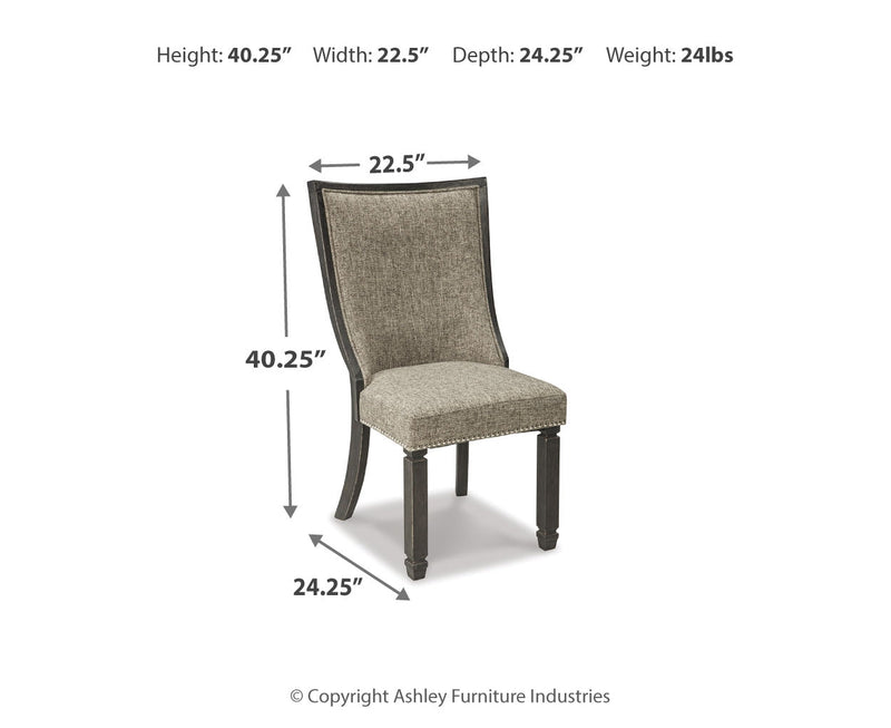 Tyler Creek Dining Upholstered Side Chair - Berre Furniture