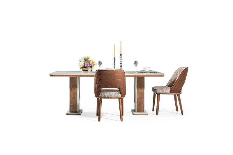 Bentley Dining Table + 6 Dining Chairs
