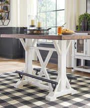 Valebeck RECT Dining Room Counter Table - Berre Furniture