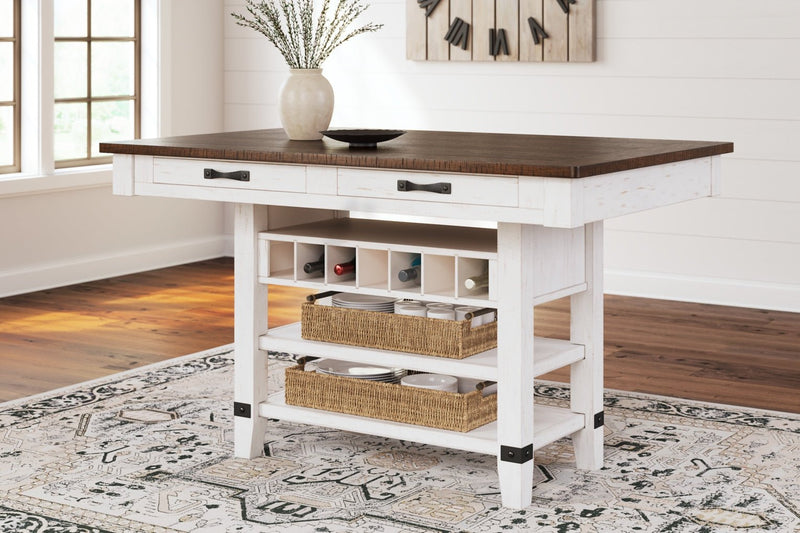 Valebeck RECT Dining Room Counter Table - Berre Furniture