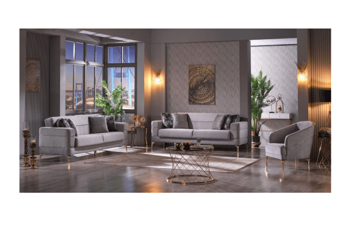 VANESSA Living Room Set Sofa Loveseat Armchair - Berre Furniture