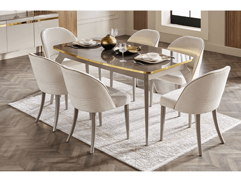 Veronica Extendable Dining Table by Bellona - Berre Furniture