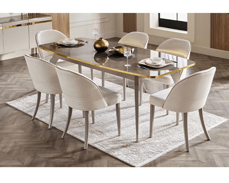 Veronica Extendable Dining Table by Bellona - Berre Furniture